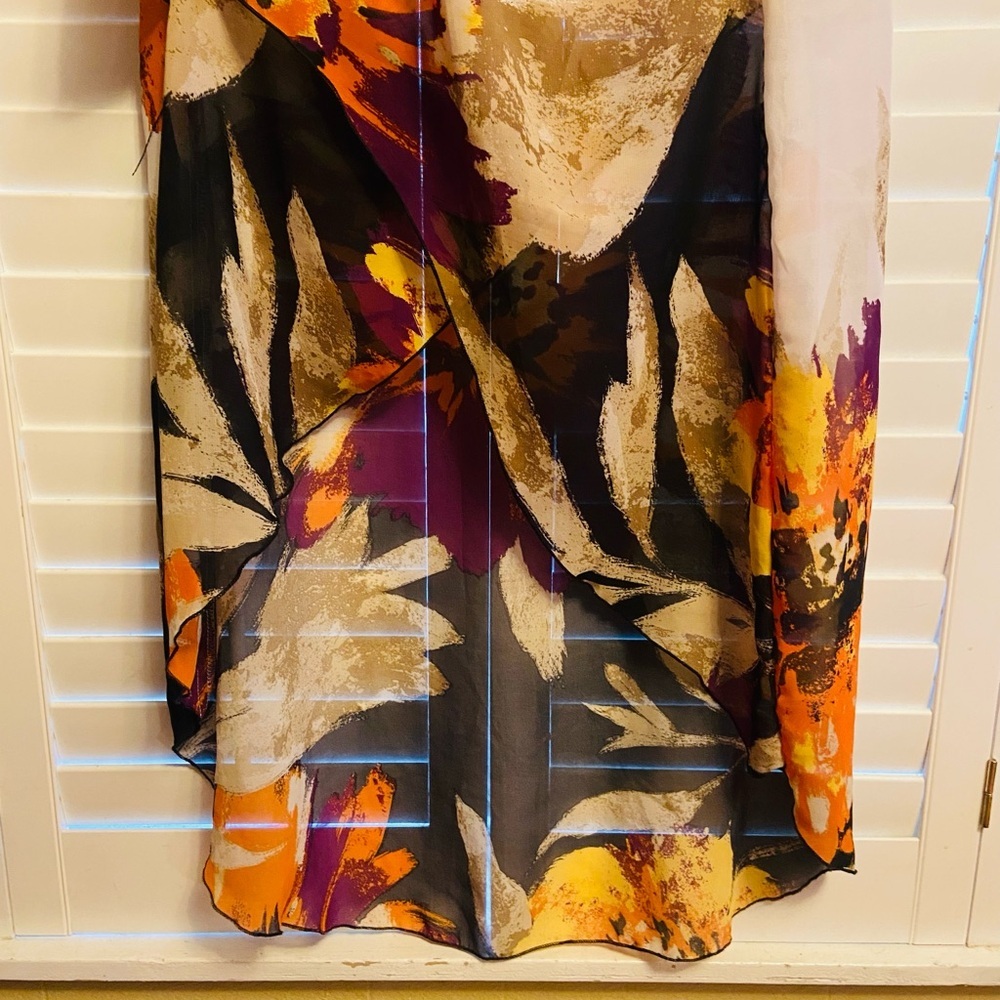 Ashley Stewart Floral Sleeveless and Sheer Size 14/16 NWOT - Picture 6 of 8